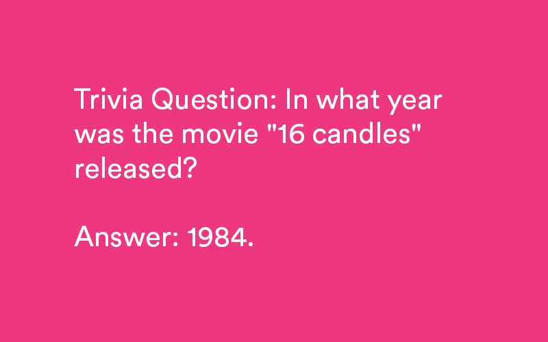 80s trivia questions