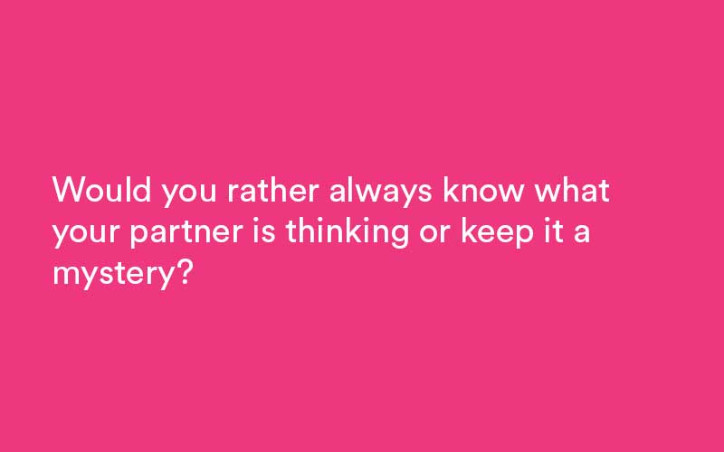 would you rather questions for couples